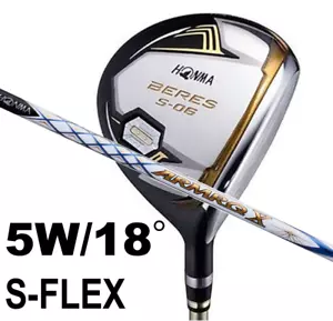 HONMA BERES S-06 MENS FAIRWAY WOOD 5W LOFT 18 ARMRQ X 52 2STAR GRAPHITE S-FLEX - Picture 1 of 8