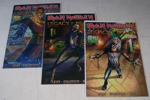 Iron Maiden Legacy of the Beast Night City #1 A B C set NM/Mint Heavy Metal 2019 - Picture 1 of 4