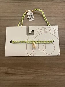 Urban Outfitters Women's Oceana Corded Shell Pendant Necklace NWT Green