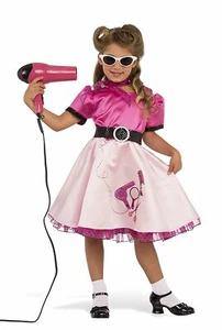 Child 50's Beauty School Girl Hop Costume - Picture 1 of 2