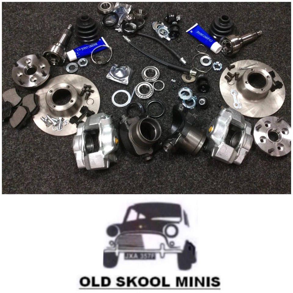 CLASSIC MINI 8.4" BRAKE DISC CONVERSION KIT C-AJJ4034 AUSTIN MORRIS COOPER ROVER - Image 1 of 1