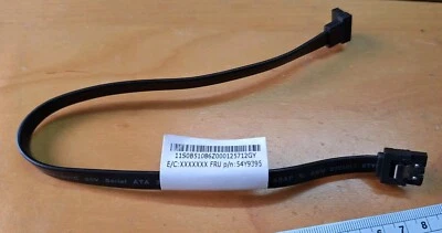 Used Working Condition 3.0 SATA III Data Cable 6Gbps SDD HDD Hard Disk Cable 1pc - Image 1 of 4