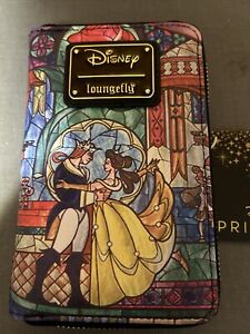 Beauty and the Beast Belle Castle Zip Around Wallet See Description
