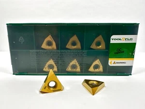 TOOL-FLO TNMC43 T000050L New Carbide Inserts 2441735 Grade GP50C 8pcs - Picture 1 of 2