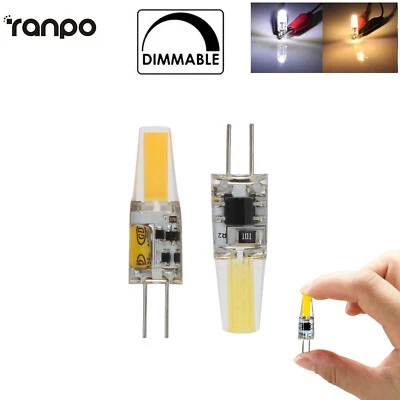 G4 6W Dimmable COB Mini LED Light Bulb 12V 220V Bi-Pin Replace 40W Halogen Lamp - Image 1 of 4