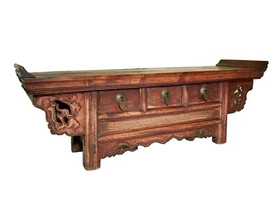 Antiguo pequeño altar chino (3528), alrededor de 1800-1849 Foto 1 de 4