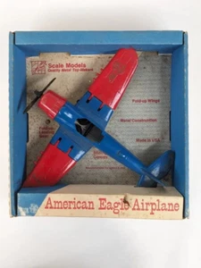 Vintage ERTL American Eagle USAF Diecast Airplane #4102 Boxed - Picture 1 of 2