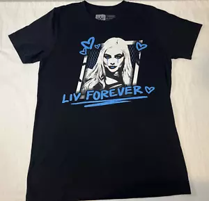 Camiseta mediana para hombre Liv Morgan con licencia oficial WWE "Liv Forever" - Imagen 1 de 8