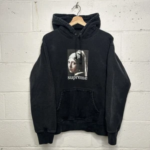 Sudadera con Capucha Supreme Pearl "Negro" FW20 Hombre Mediana Usada - Imagen 1 de 13