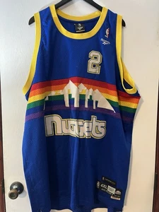 RARA maglia classica Alex English/Denver Nuggets Reebok autentica taglia 4xl ottime condizioni + - Foto 1 di 4