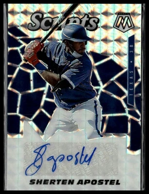 2021 Panini Mosaic #SCR-SA Sherten Apostel Scripts - Image 1 of 2