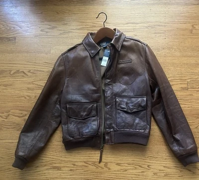 Chaqueta de cuero Ralph Lauren Polo R. Bleeker - mediana Foto 1 de 4