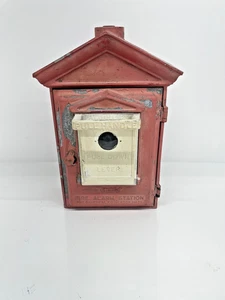 Estación de tracción de alarma de incendio masivo Gamewell Co Newton de colección - Imagen 1 de 9