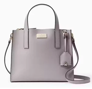 BOLSO DE MANO KATE SPADE Putnam Drive Anissa Lavanda Gen CUERO PLACA ORO 14K - Imagen 1 de 19