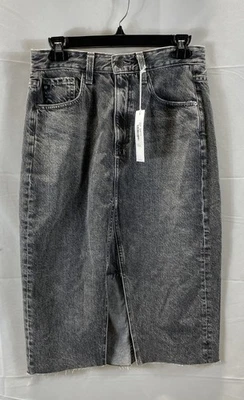 Falda de mezclilla Haruko gris línea A para mujer AG talla 28 nueva con etiquetas Foto 1 de 4