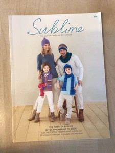 Sublime Twelfth Merino D/K Book 32 Knitting Patterns Family Accessories 714 - Picture 1 of 15