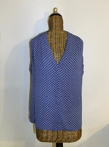 Ärmellose Bluse Rose und Olivblau Weiß Schwarz S - Bild 1 von 3