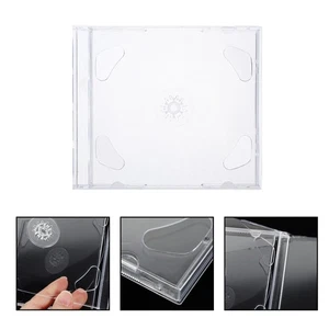 6 Pcs CD-Hülle -Speicherorganisator Aufbewahrungsbehälter Für DVD-Halter - Afbeelding 1 van 12
