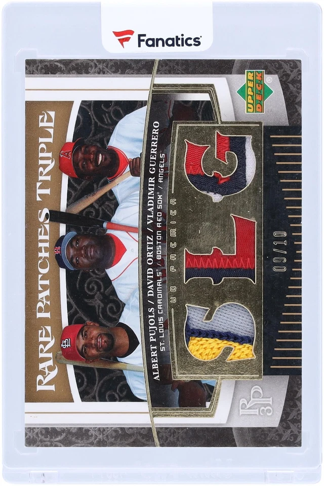 Albert Pujols, David Ortiz & Vladimir Guerrero 2007 Upper Deck RP3-POG 9/10 cartas - Imagem 1 de 3