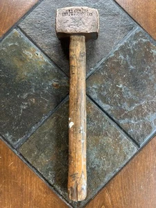 Vintage Copper Last Long Non Sparking Safety Hammer 27.5oz TW - Picture 1 of 7