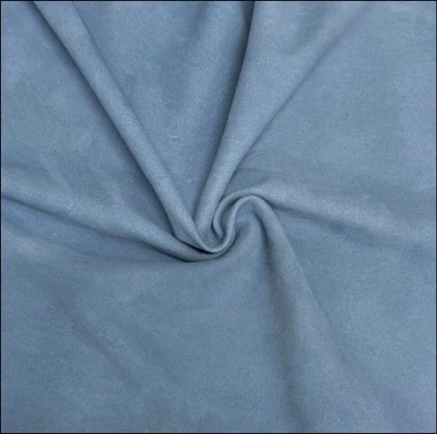 Lamb skin Suede French Blue Color (100% Genuine skin) - Image 1 of 2