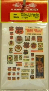 NEW HO JL Innovative Design #487 72 Phillips 66 Vintage Gas Station Signs - Picture 1 of 2
