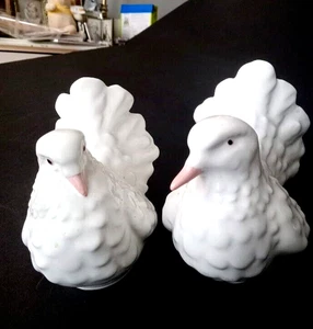 Goebel W. Germany Vintage Porcelain White Dove Pair Figurines - Picture 1 of 22