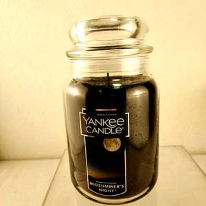 Yankee Candle Original Large Midsummer Night Jar Candle 22oz - 110hr Burn Time - Picture 1 of 7