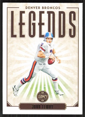 John Elway, 2020 Panini Legacy, #106, Denver Broncos, - Image 1 of 2