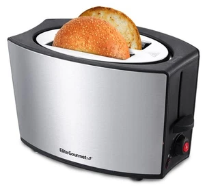 ECT2428 Extrabreiter 1,25" Schlitz 2 Scheiben Toaster, Abbrechen, Auftauen und Bagel Funktion... - Bild 1 von 7