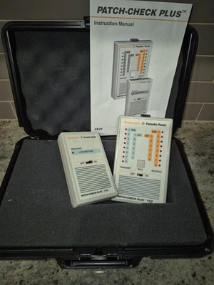 Weidmuller Paladin Tools PATCH-CHECK PLUS 1531 Cable Tester Set w/ Receiver +... - Image 1 of 4