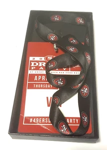 GENUINE 2015 NFL SAN FRANCISCO 49ER DRAFT PARTY VIP PASS & 49ERS NECKLACE HMB1 - Picture 1 of 3