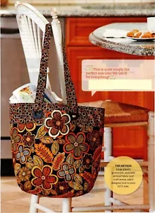 Go Everywhere Tote Quilt Pattern Pieced JH - Picture 1 of 1