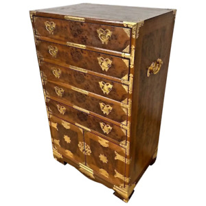 Vintage Lingerie Dresser Jewelry Chest of Drawers Bottom Cabinet Butterfly theme