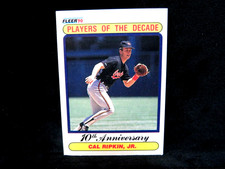 Cal Ripken Jr. 1990 Fleer 10th Anniversary Error Card