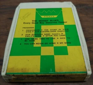RARE HTF STEREO 8 TRACK The Moody Blues Every Good Boy Deserves Favour - Picture 1 of 4