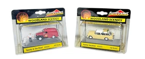 HO Scale Woodland Scenics Family Vacation and Sparky & The Chief - Picture 1 of 6