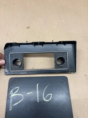 Ford Maverick Comet GT 1974 1975 76 77 Grabber radio placa frontal panel OEM cromado Foto 1 de 4