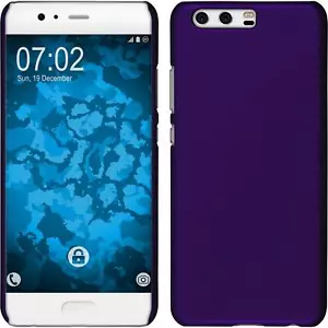 Estuche Rígido para Huawei P10 Plus Funda Púrpura Engomado + 2 Protectores - Imagen 1 de 6
