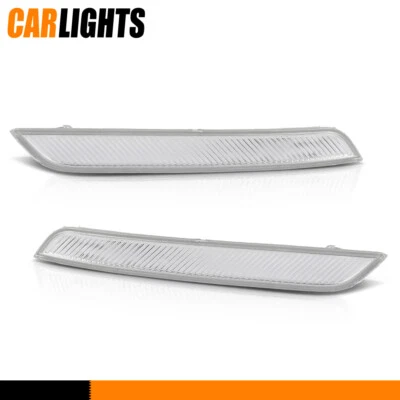 Fits 2007-2014 BMW X6 E71 E72 X5M Front Bumper Side Marker Reflector Light White Foto 1 de 4