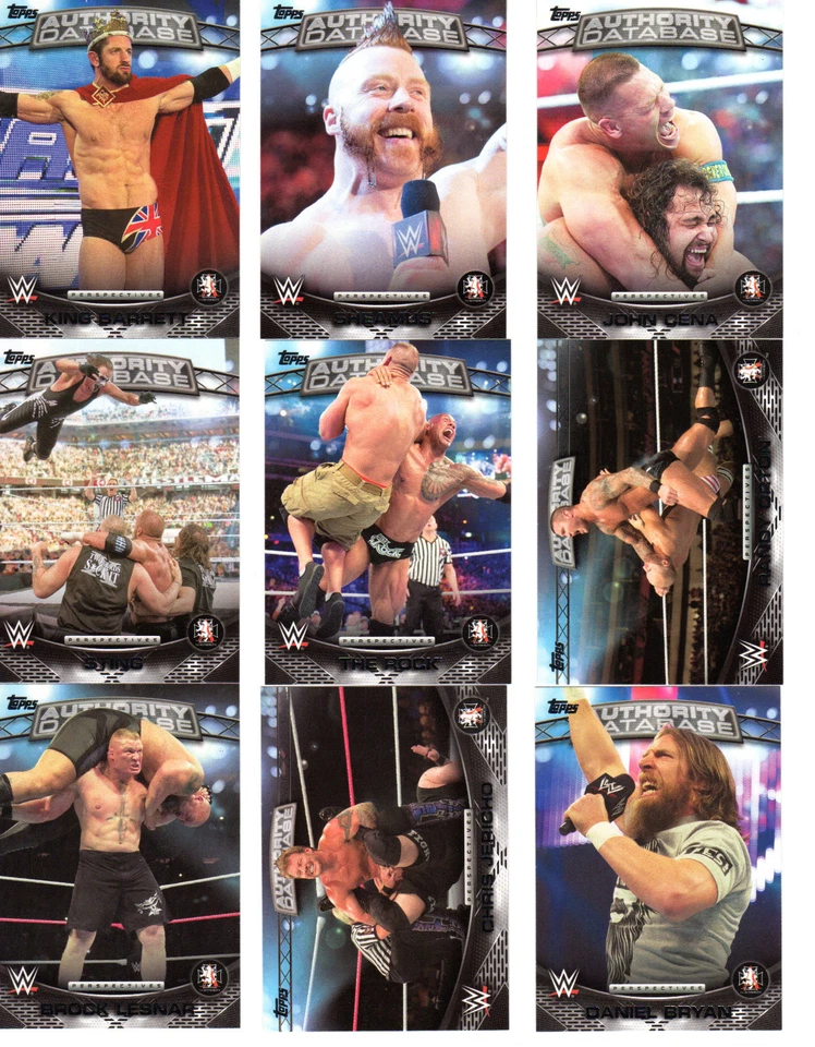 2016 Topps WWE Authority Perspectives Inserts Pick One or More Cards from list - Image 1 of 2