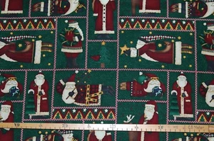 Tessuto patchwork (€20/m2) tessuto natalizio 0,3 m Babbo Natale largo 1,1 m - Foto 1 di 6