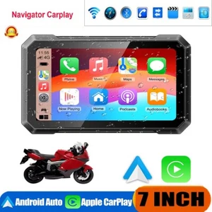 Monitor inalámbrico Carplay 7 pulgadas Android Auto Moto Navegador WiFi Moto - Imagen 1 de 14