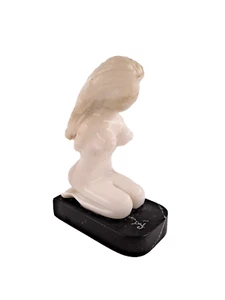 Female Female Nude Figurine Sculpture Carrara Marble Cava Museo From Italy ✅ - Picture 1 of 6