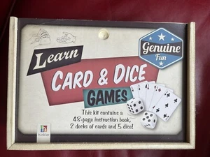 Hinkler Lernkarten- & Würfelspiele 48 Seiten Lehrbuch 2 Decks 5 Würfel offene Box - Bild 1 von 3