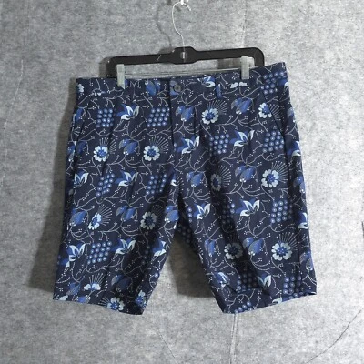 Pantalones Cortos Chinos SCOTCH & SODA Elastizados Florales Hombres Talla 34 Estampado Geométrico por Todas Partes Foto 1 de 4