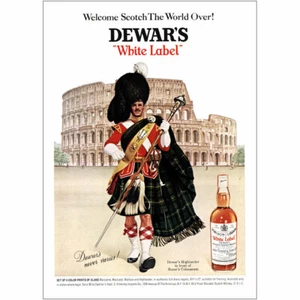 1967 Dewars White Label: Rom Kolosseum Vintage Print Ad - Bild 1 von 1