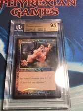 MTG FOIL 7th Edition UNHOLY STRENGTH (BGS 9.5) pop2 (#1 highest graded) magic