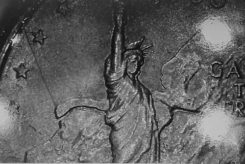 2001-P Massive Die Chip on Statue of Liberty's Crown DISRESPECTING LADY LIBERTY Cover