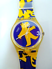 S757  Swatch Watch Gj112 Bestione Bear Autographed By Artist 1993